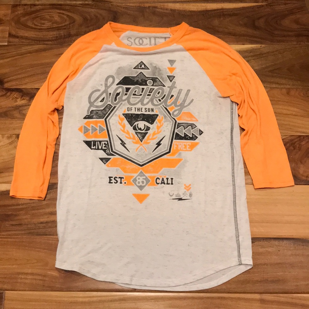Society Baseball Tee